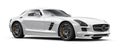 White luxury sport coupe car Royalty Free Stock Photo