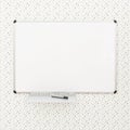 White magnetic board. 3d rendering Royalty Free Stock Photo