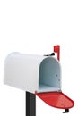 White mailbox Royalty Free Stock Photo