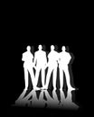 White Male Silhouettes