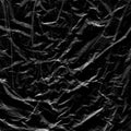 white many plastic texture and clear plastic black background transparent plastic wrap on the black Royalty Free Stock Photo