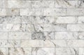 White marble block walls for texture and background Royalty Free Stock Photo