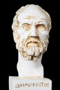 White marble bust of the greek philosopher Democritus Royalty Free Stock Photo