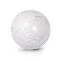 White Marble globe 3D illustration Asia & Australia map Royalty Free Stock Photo