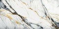 White Marble with Gold Streaks, Strong Stone, Closeup Background Showing Grain and Texture - Wallpaper