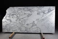 White marble with gray streaks, called Arabescato Royalty Free Stock Photo