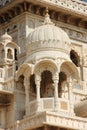 The white marble of Jaswant Thada