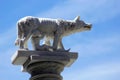 She Wolf statue with Romulus and Remus