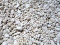 White Marble Stones on Greek Beach Royalty Free Stock Photo