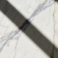 White marble surface with gray veining, Royalty Free Stock Photo
