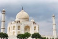 White marble Taj Mahal in India, Agra, Uttar Pradesh Royalty Free Stock Photo