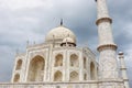 White marble Taj Mahal in India, Agra, Uttar Pradesh Royalty Free Stock Photo