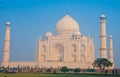 White marble Taj Mahal in India, Agra Royalty Free Stock Photo