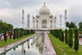 White marble Taj Mahal in India, Agra, Uttar Pradesh Royalty Free Stock Photo