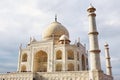 White marble Taj Mahal in India, Agra, Uttar Pradesh Royalty Free Stock Photo