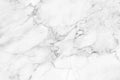 White marble texture, detailed structure of marble in natural patterned for background and design. Royalty Free Stock Photo