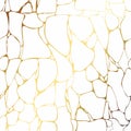 White marble texture with gold. Vector decorative pattern Royalty Free Stock Photo