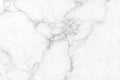 White marble texture in natural pattern, White stone floor. Royalty Free Stock Photo