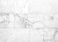 White marble tile background or texture and copy space Royalty Free Stock Photo