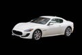 White Maserati GranTurismo Royalty Free Stock Photo