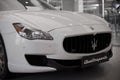 White Maserati Quattroporte