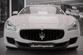 White Maserati Quattroporte