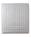 White mattress, soft and luxury mattress isolated on white background