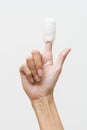 White medicine bandage Royalty Free Stock Photo