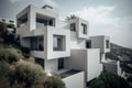 White mediterranian modern country house