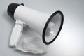 White megaphone Royalty Free Stock Photo