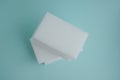 White melamine sponges for washing and cleaning