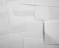 White memo note papers background