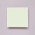 White memo pad, empty paper on purple background Royalty Free Stock Photo