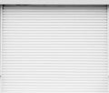 White metal roller door shutter Royalty Free Stock Photo