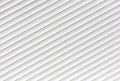 White metal roller shutter door texture background. Texture of white metal roller shutter door Royalty Free Stock Photo