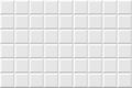 White metro square tiles seamless background. Subway brick pattern for kitchen, bathroom or outdoor architecture vector Royalty Free Stock Photo