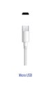 White Micro USB Composition Royalty Free Stock Photo