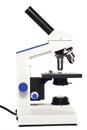 White microscope Royalty Free Stock Photo