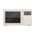 White microwave isolated Royalty Free Stock Photo
