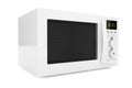 White Microwave Oven. 3d Rendering