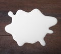 White milk drop Royalty Free Stock Photo
