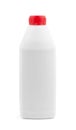 White milk plastic bottle template