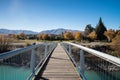 White Mill Bridge at New zealand on the banks of the River, reputedly the oldest bridge in New zealand. Royalty Free Stock Photo