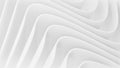 White minimal striped background, 3D line pattern, abstract white gray waves. Background for business presentations Royalty Free Stock Photo