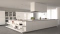 White minimalistic kitchen