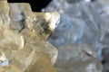 White misri crystals is macro Royalty Free Stock Photo