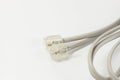 White Modem Cable.