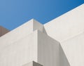 White Modern Building, Blue Sky Royalty Free Stock Photo