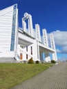 White modern catholic church, Lithuania