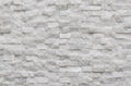 White modern decorative wall small marble brick background texture, decorative pattern quartz stone mosaic.  interior decoration Royalty Free Stock Photo